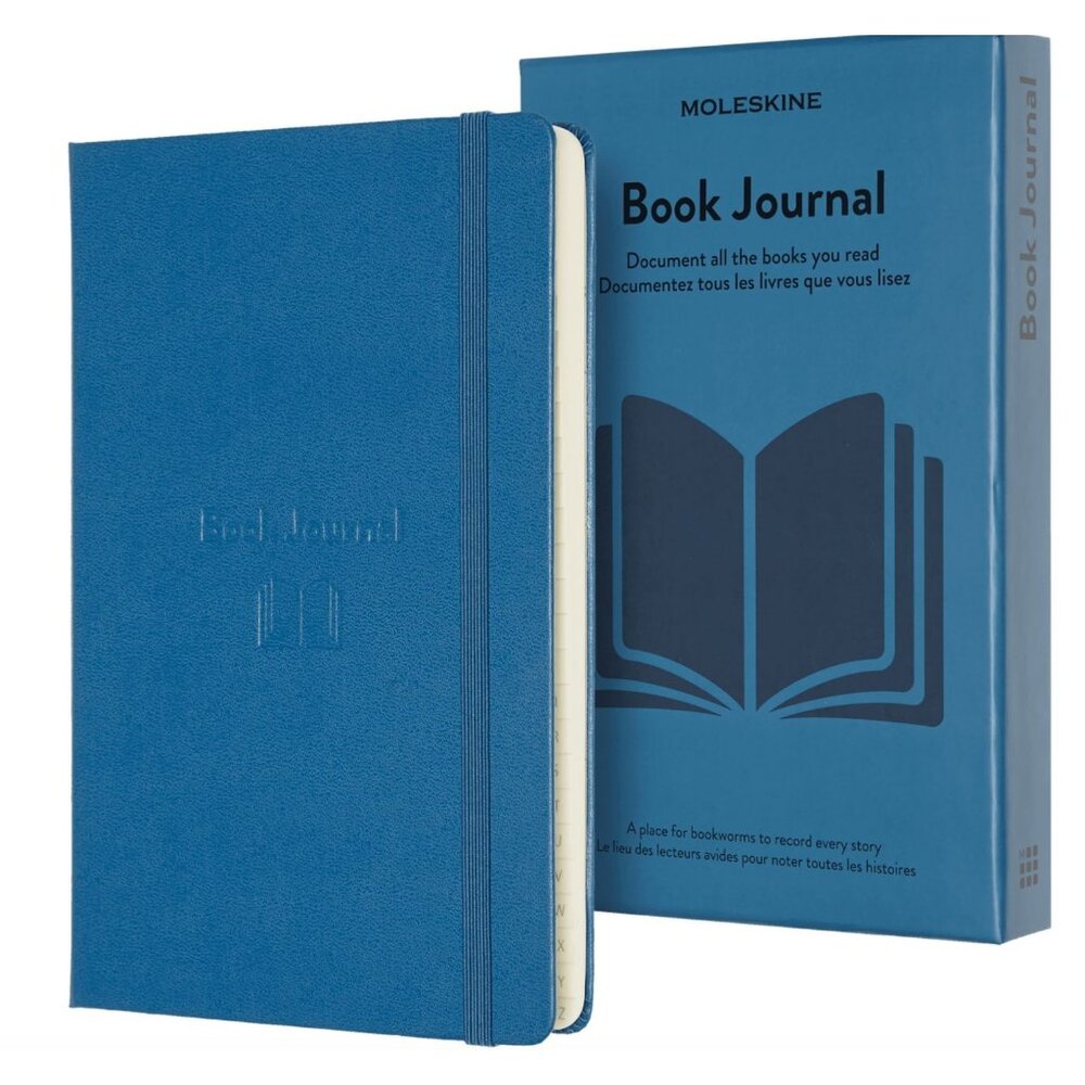 Moleskin Book Journal 5x8 Blue Vegan Leather New w/out Tags MSRP $35 *Tiny Flaw*